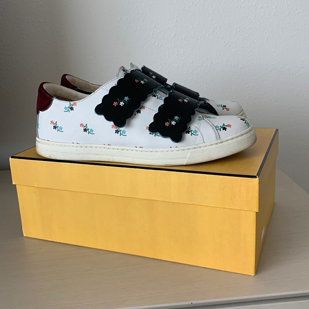 Fendi floral velcro sneakers